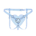 Трусики Серце для страпону Feral Feelings Hearts Strap-on Belt Hearts Strap-on Belt Trasparent