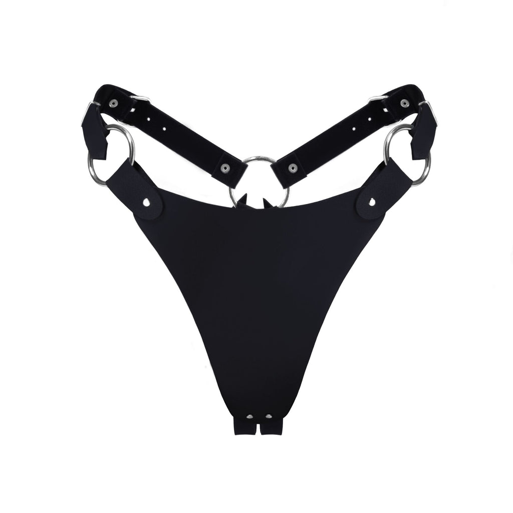 Трусики з натуральної шкіри Feral Feelings String Bikini