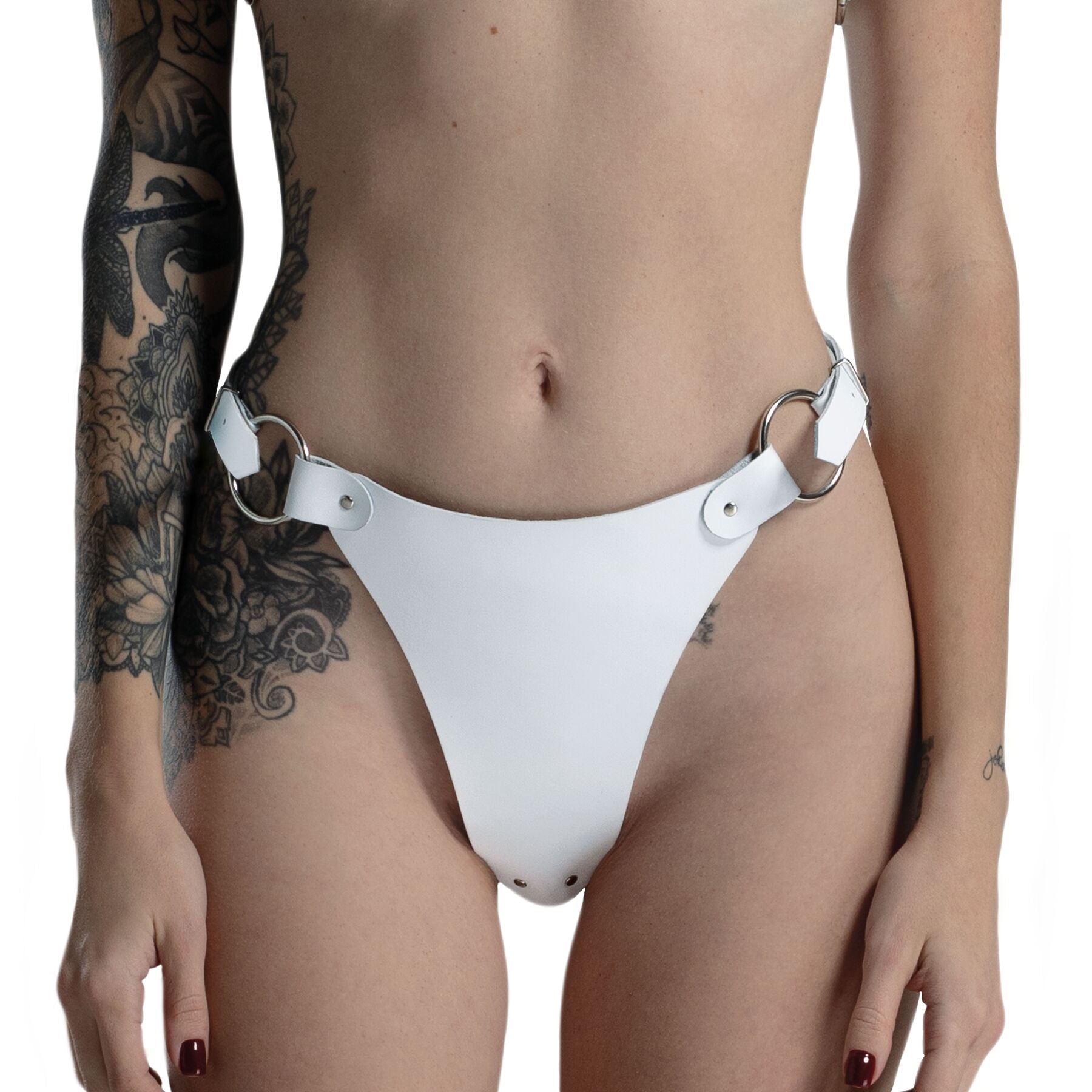 Трусики з натуральної шкіри Feral Feelings String Bikini