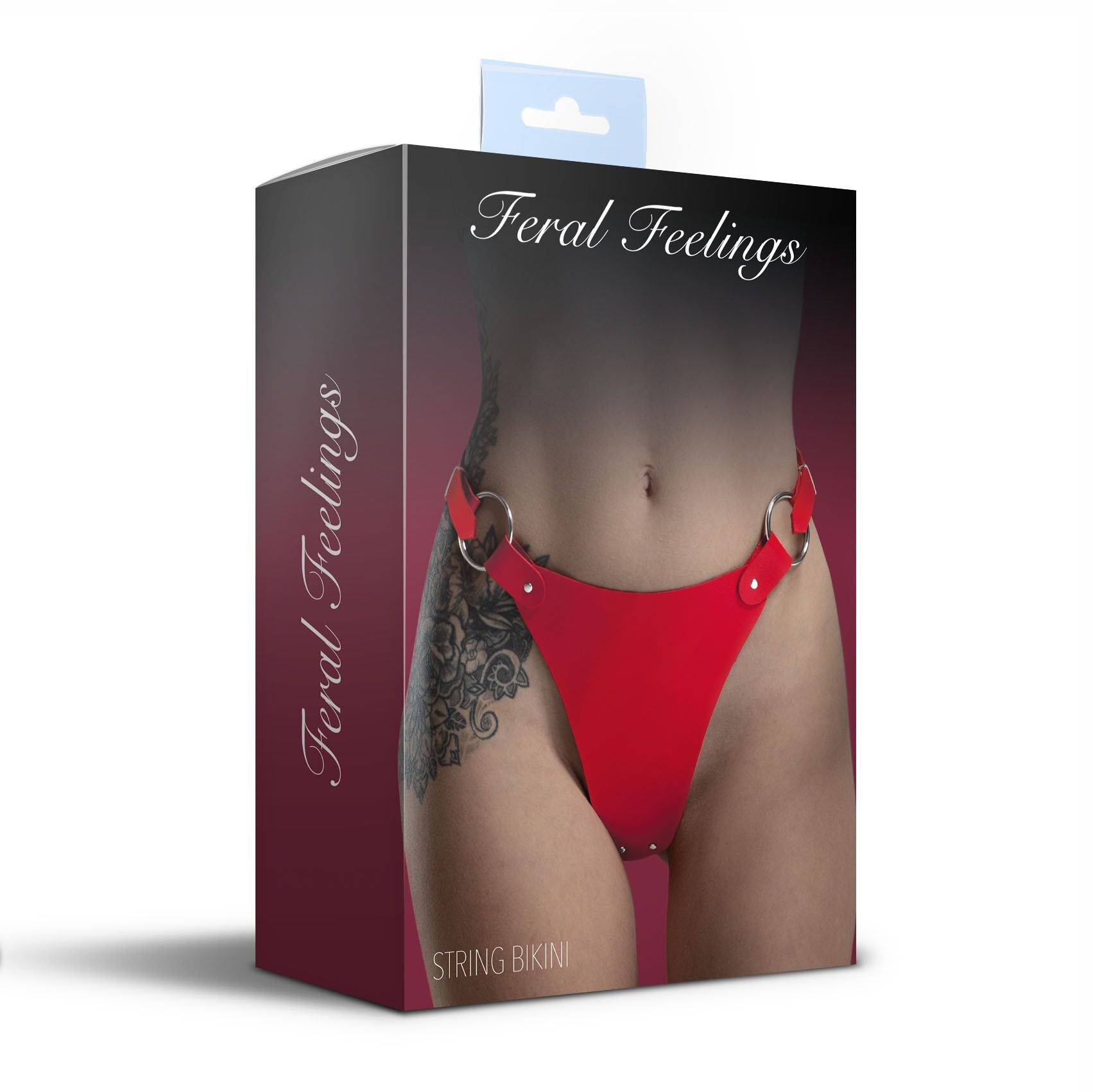 Трусики з натуральної шкіри Feral Feelings String Bikini