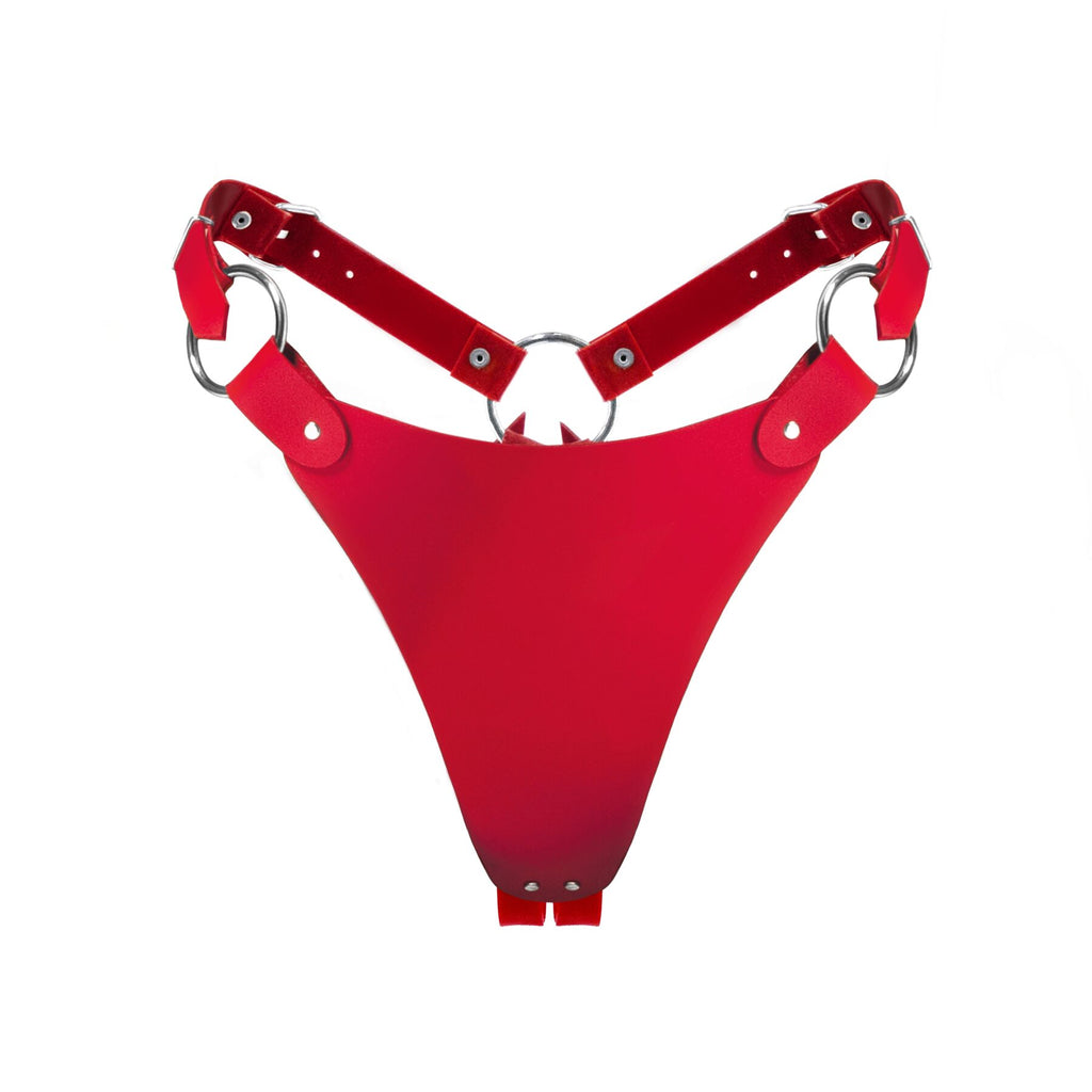 Трусики з натуральної шкіри Feral Feelings String Bikini