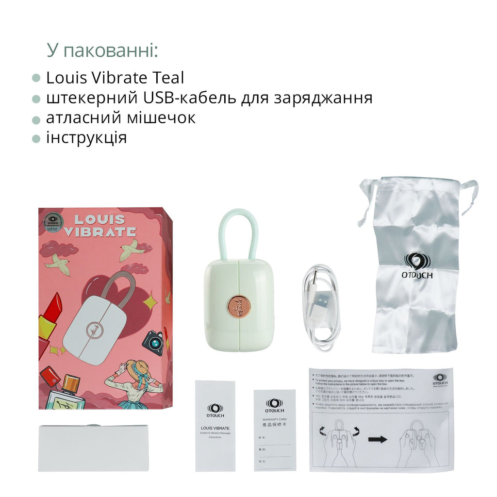 Вакуумний кліторальний стимулятор Otouch Louis Vibrate з віброяйцем