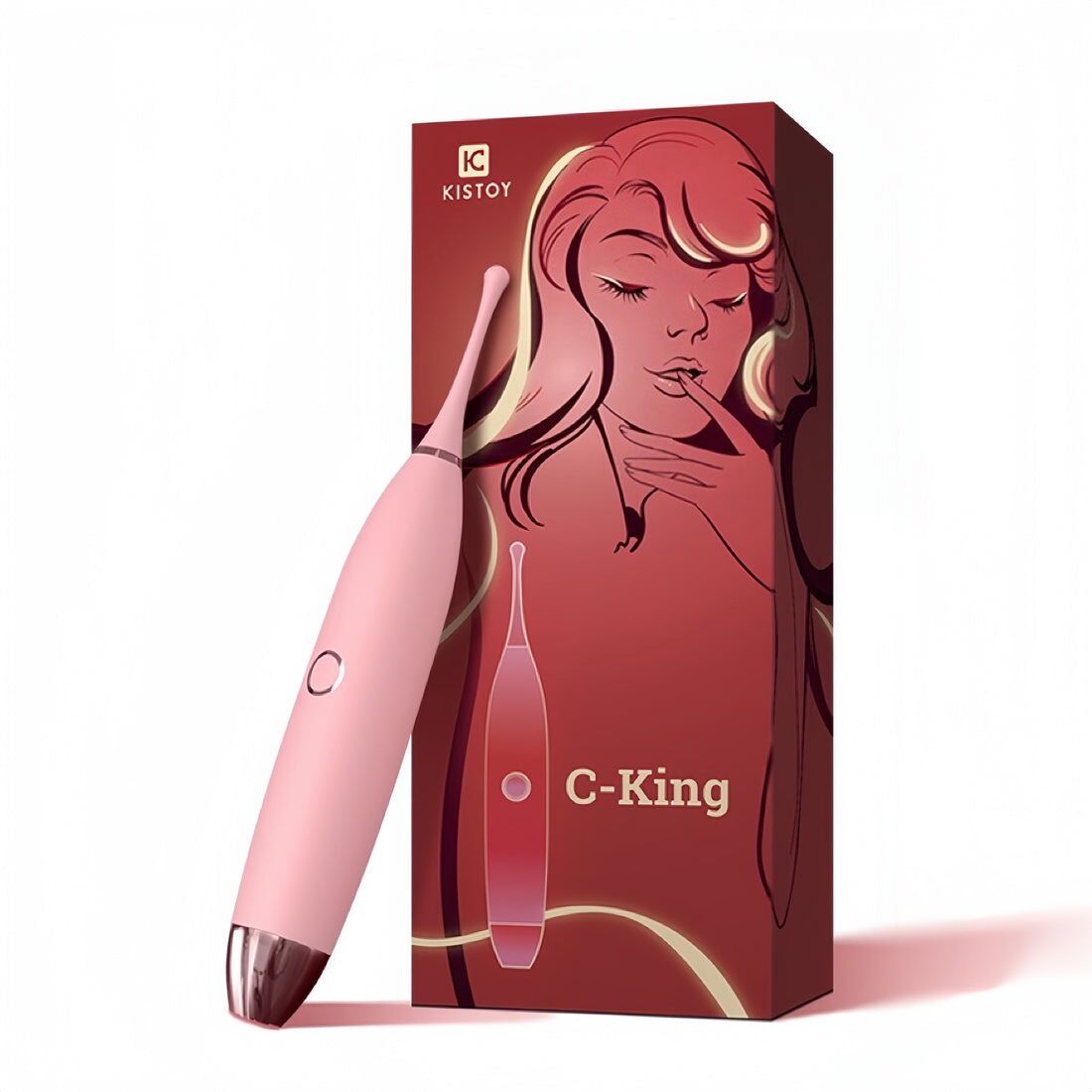 KISSTOY Кліторальний вібратор KISTOY C-King