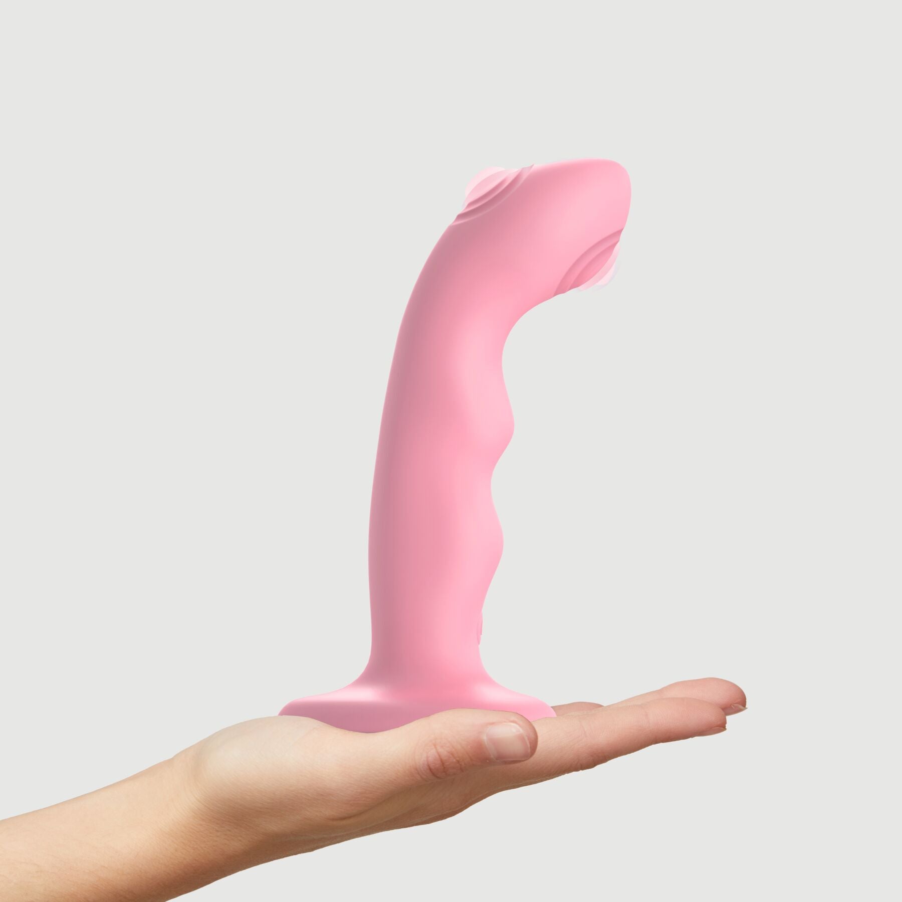 Насадка для страпона з подвійною точковою пульсацією Strap-On-Me TAPPING DILDO WAVE
