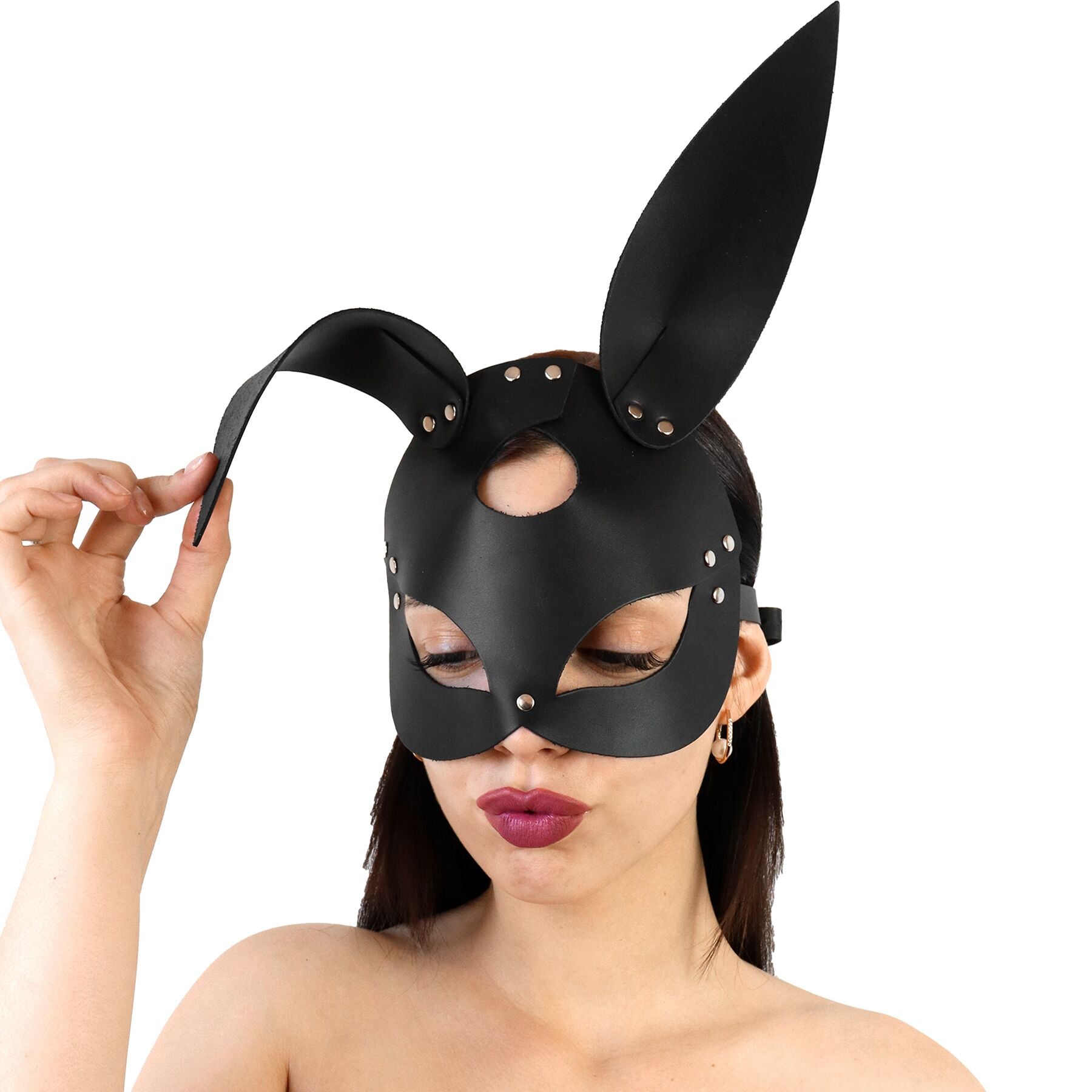 Шкіряна маска Зайчика Art of Sex Bunny