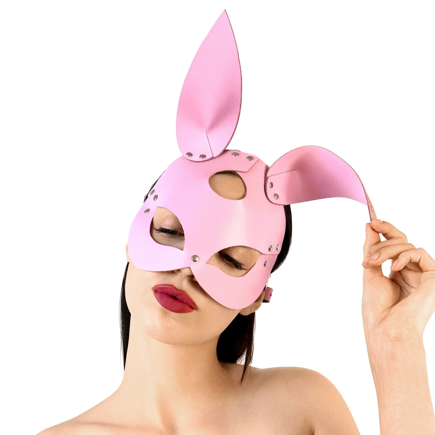 Шкіряна маска Зайчика Art of Sex Bunny