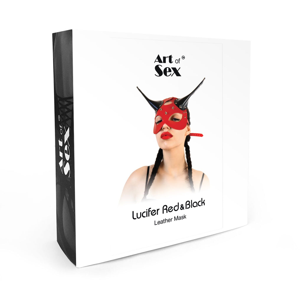 Шкіряна маска Art of Sex Lucifer