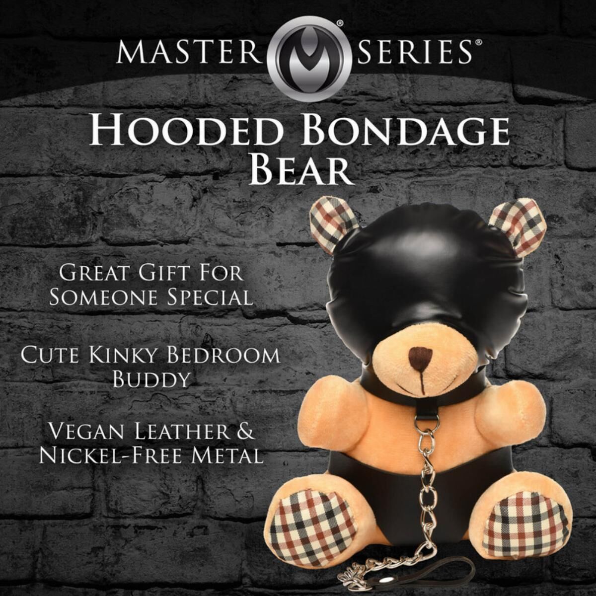 плюшевий ведмедик hooded teddy bear бдсм
