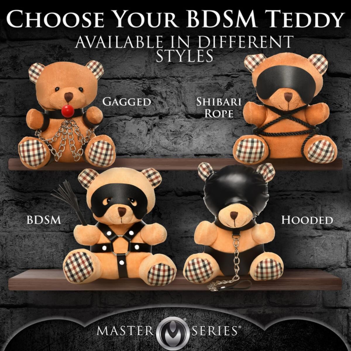 плюшевий ведмедик rope teddy bear бдсм