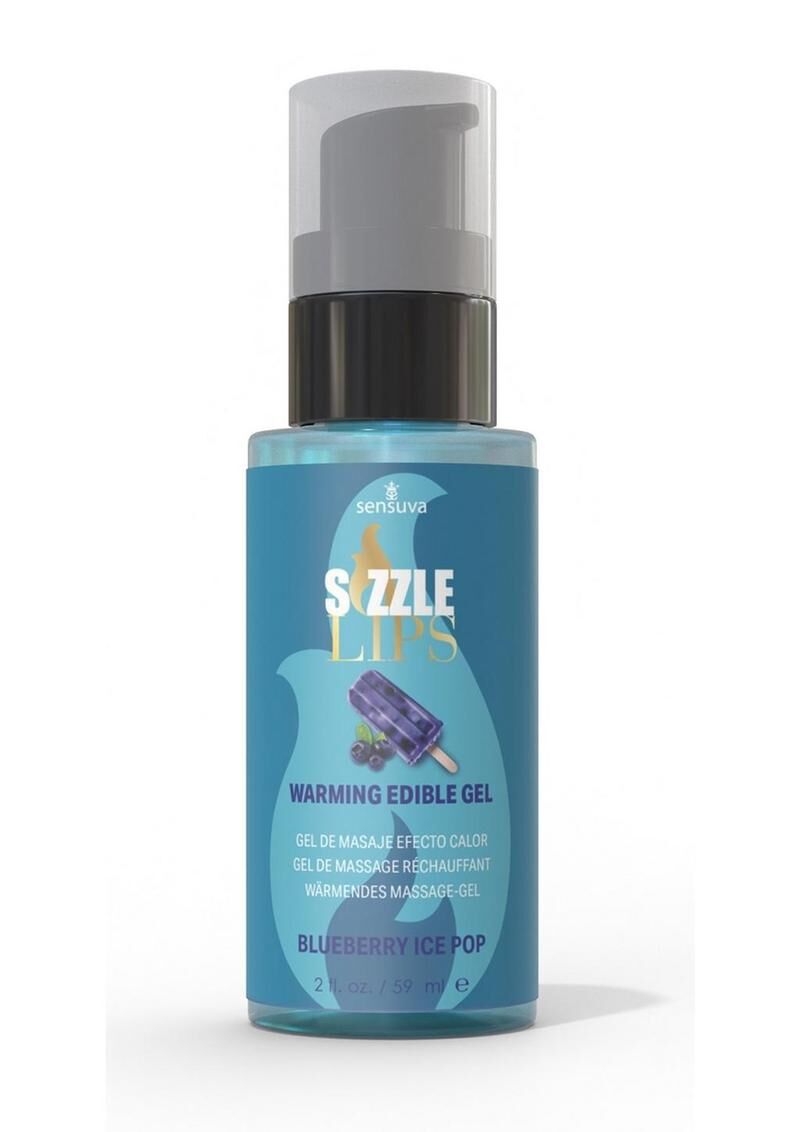 Зігрівальний масажний гель Sensuva Sizzle Lips
