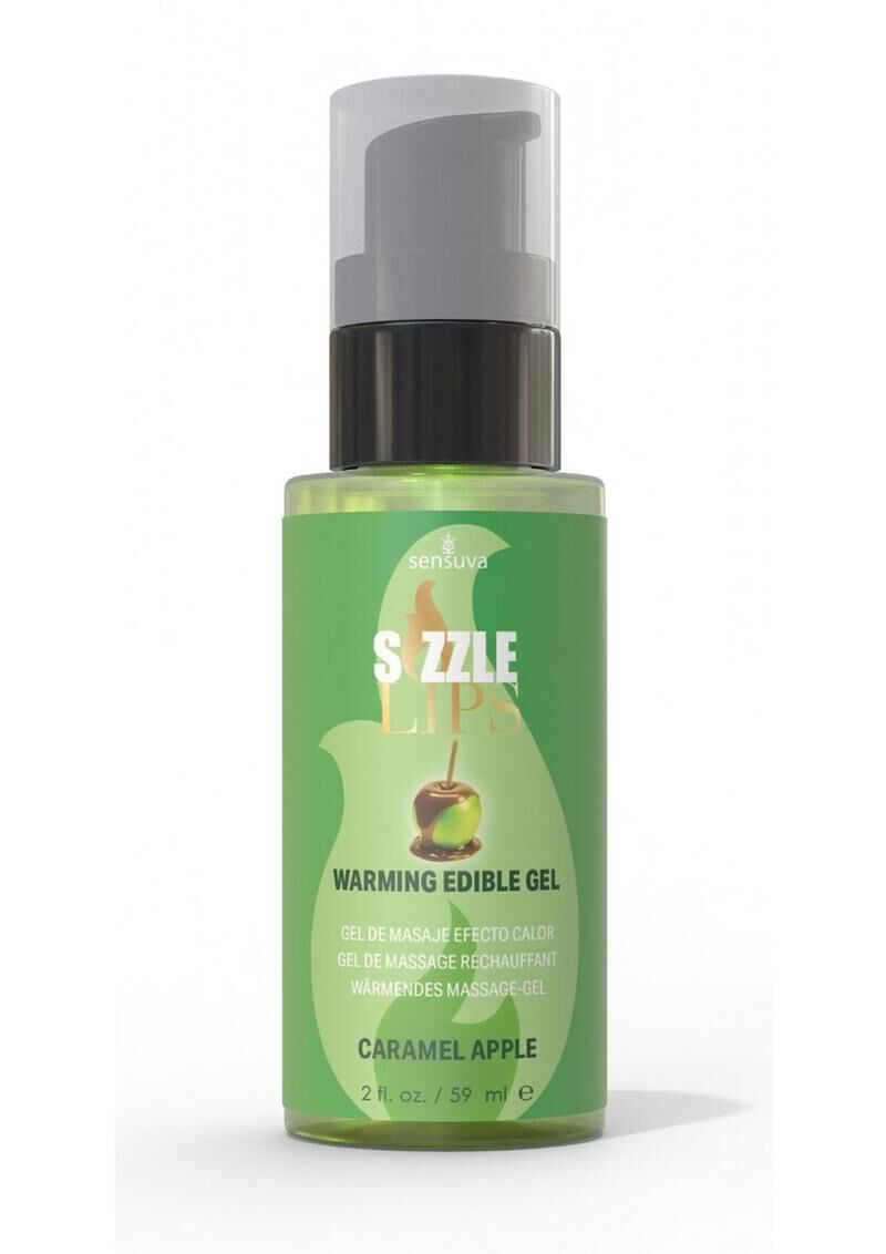 Зігрівальний масажний гель Sensuva Sizzle Lips