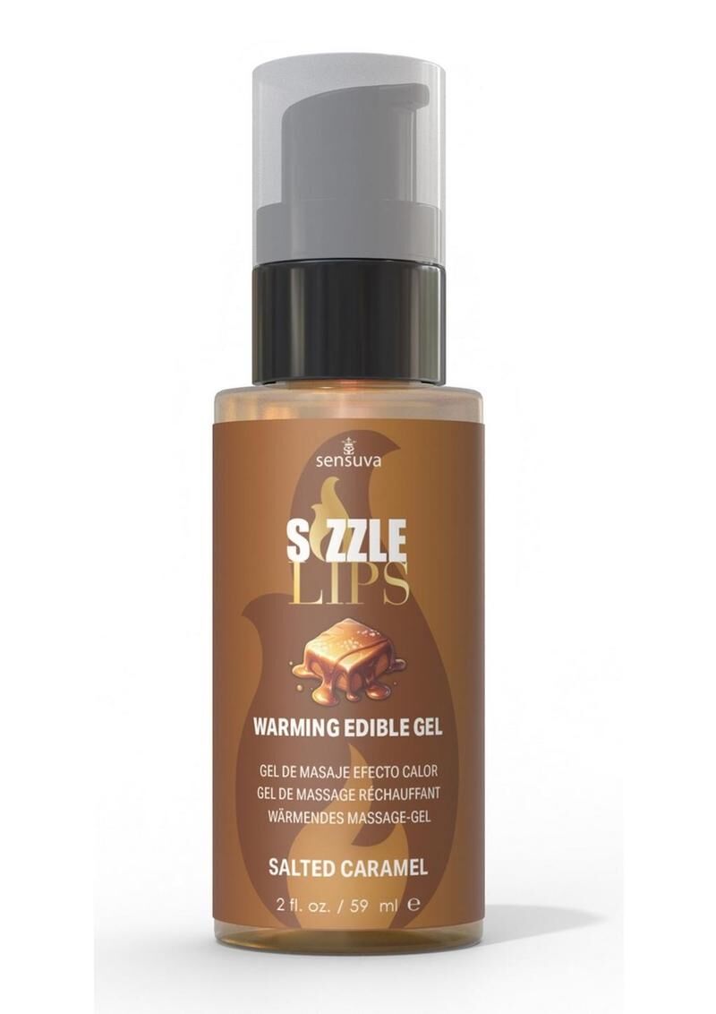 Зігрівальний масажний гель Sensuva Sizzle Lips