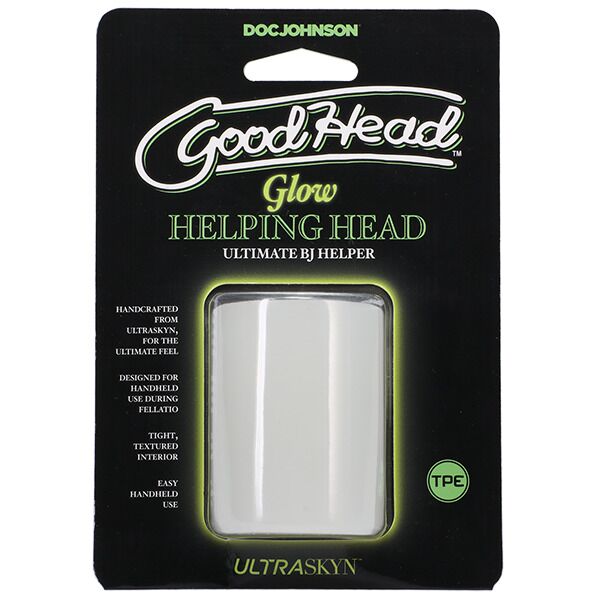 Мастурбатор Doc Johnson GoodHead Glow Helping Head