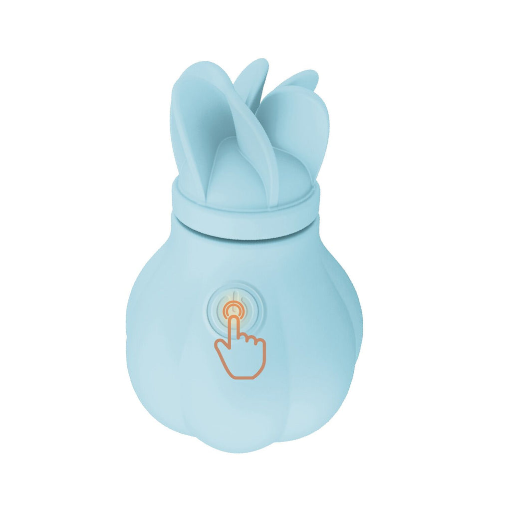 Вібратор Adrien Lastic Caress Blue з насадками для стимуляції ерогенних зон