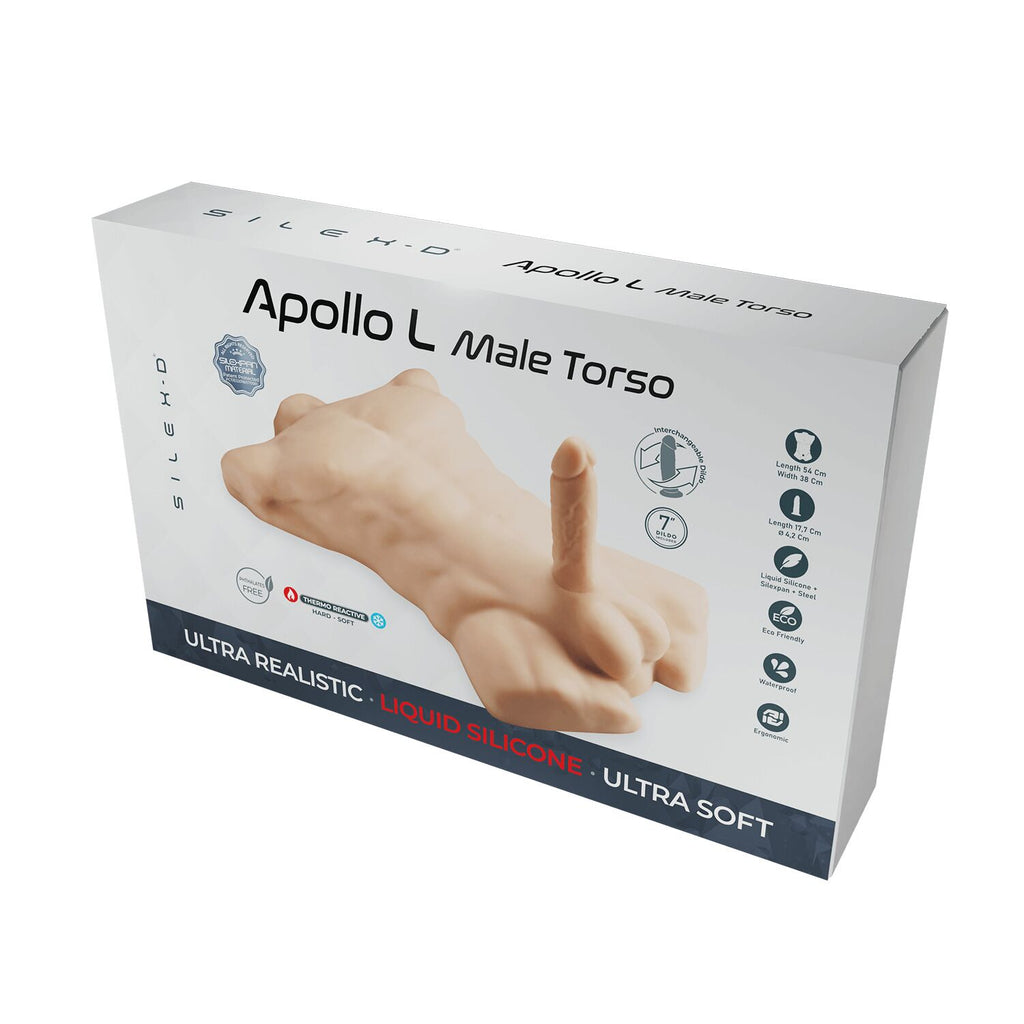 Торс з фалоімітатором на присосці SilexD Apollo L Male Torso