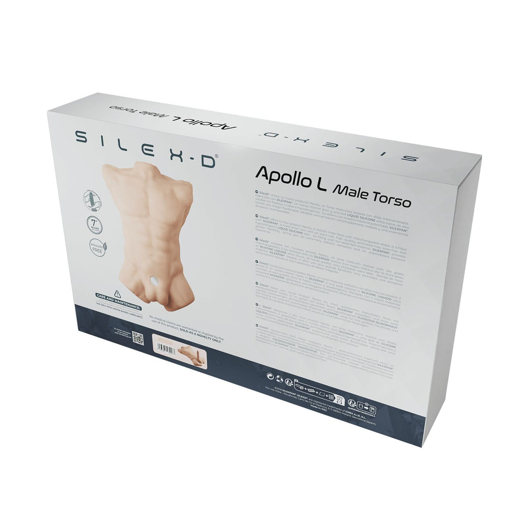 Торс з фалоімітатором на присосці SilexD Apollo L Male Torso