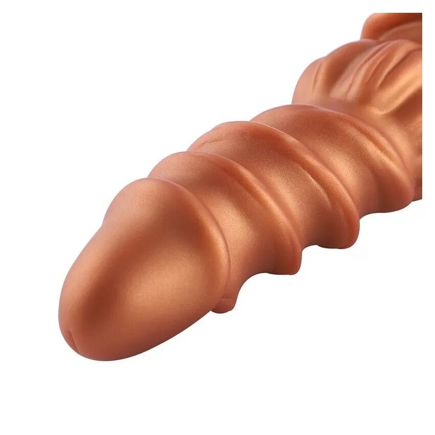 Фалоімітатор для секс-машин Hismith Spiral Grain Silicone Dildo Monster Series