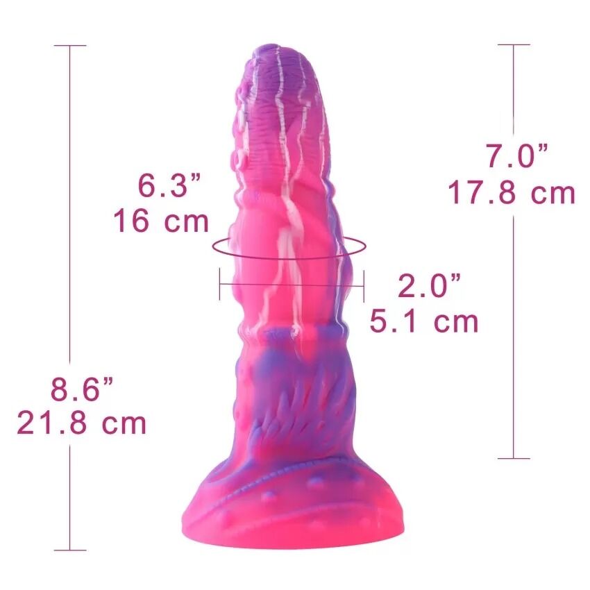 Фалоімітатор для секс-машин Hismith Tentacle Silicone Dildo Monster Series
