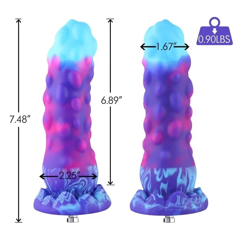 Фалоімітатор для секс-машин Hismith 7.48″ Silicone Dildo HSA138 Monster Series