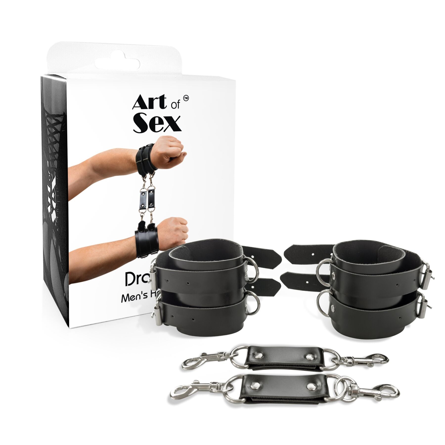 Наручники Art of Sex Handcuffs Dragons man з екошкіри