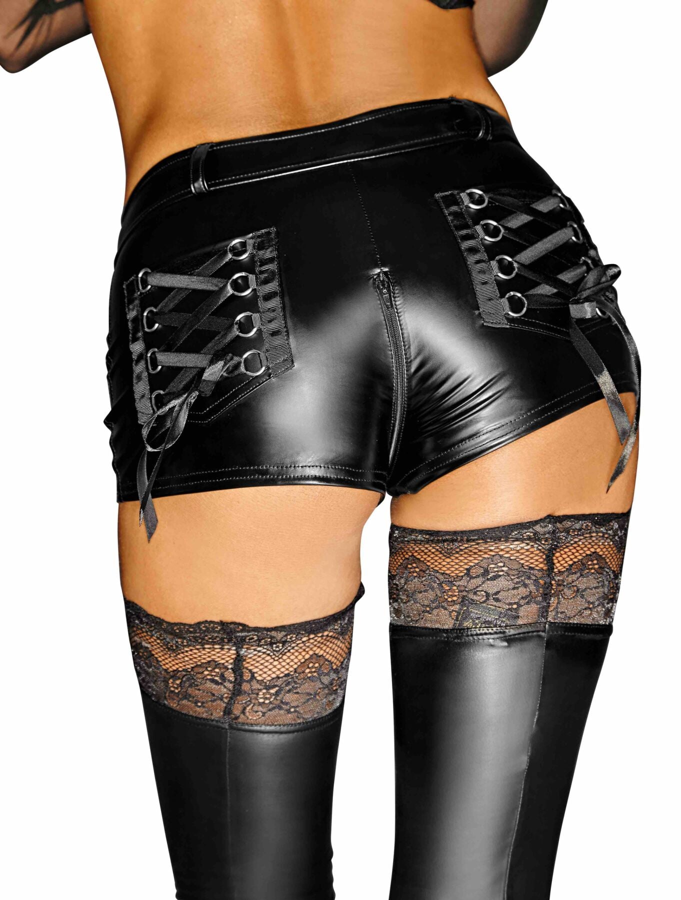 Шортики з мокрим ефектом Noir Handmade F138