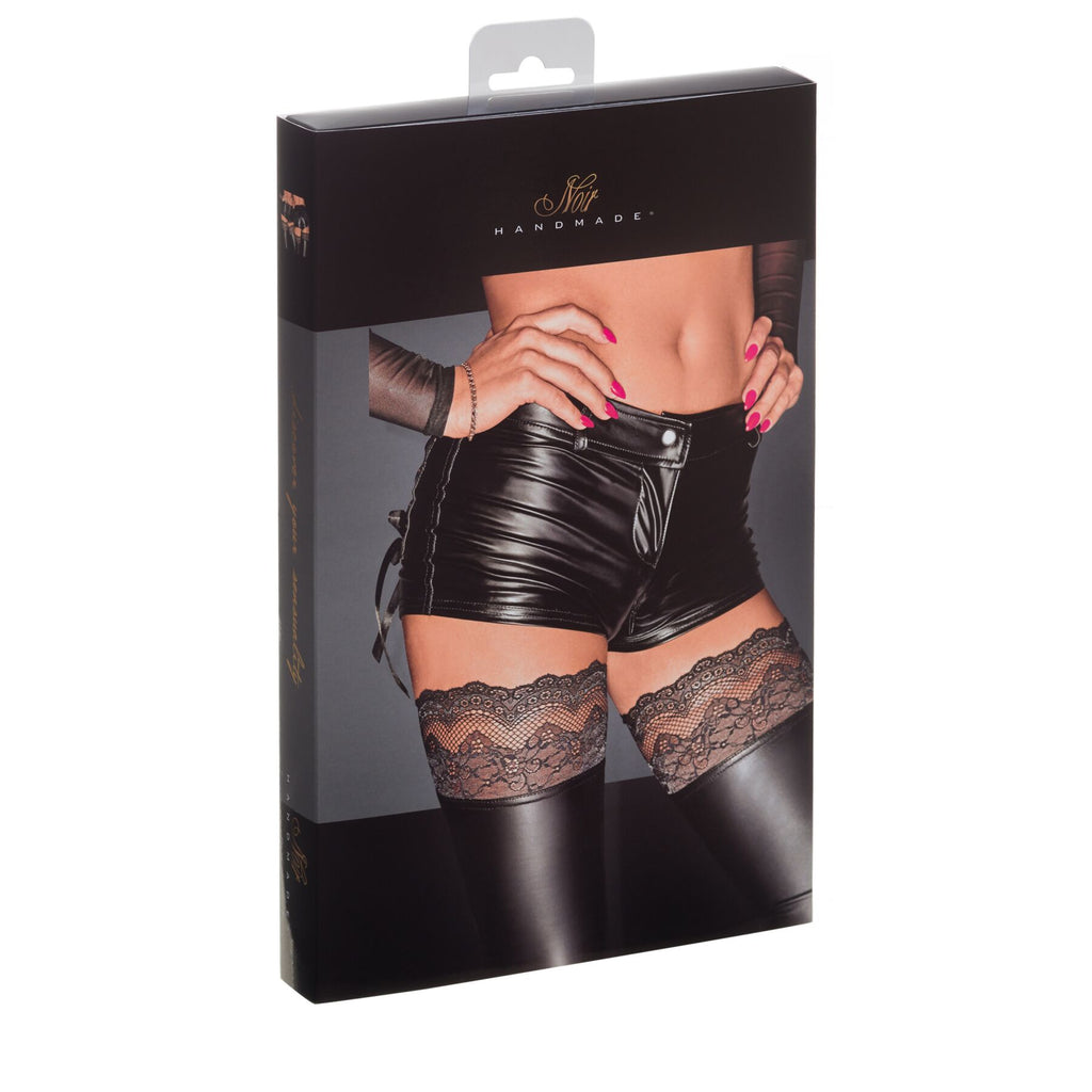 Шортики з мокрим ефектом Noir Handmade F138