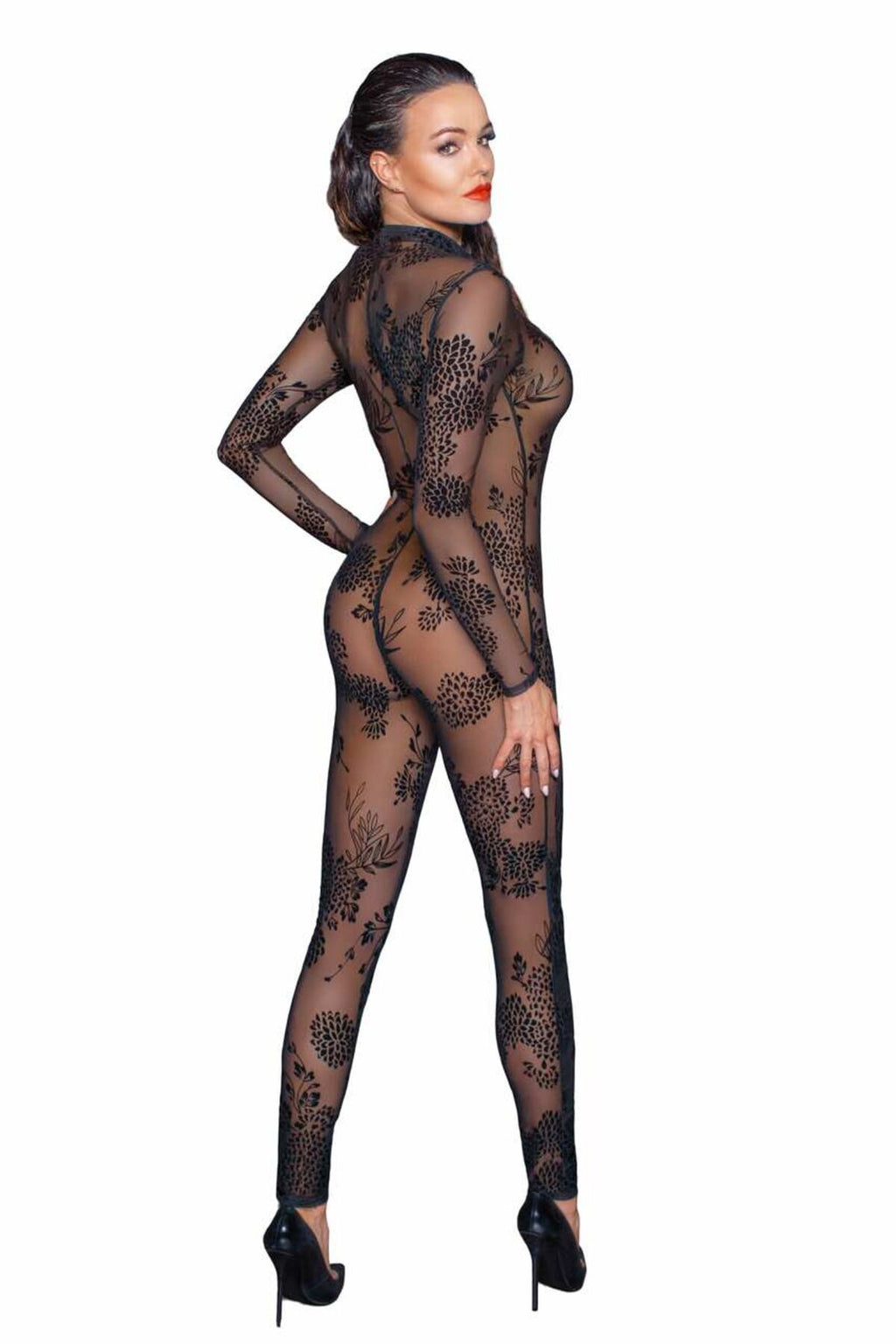 Сітчастий бодістокінг Noir Handmade F237