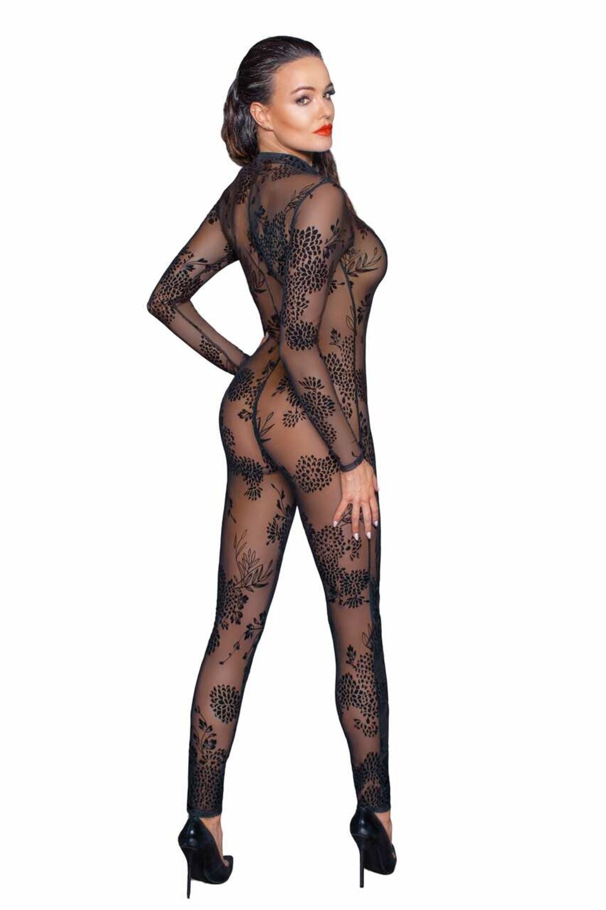 Сітчастий бодістокінг Noir Handmade F237