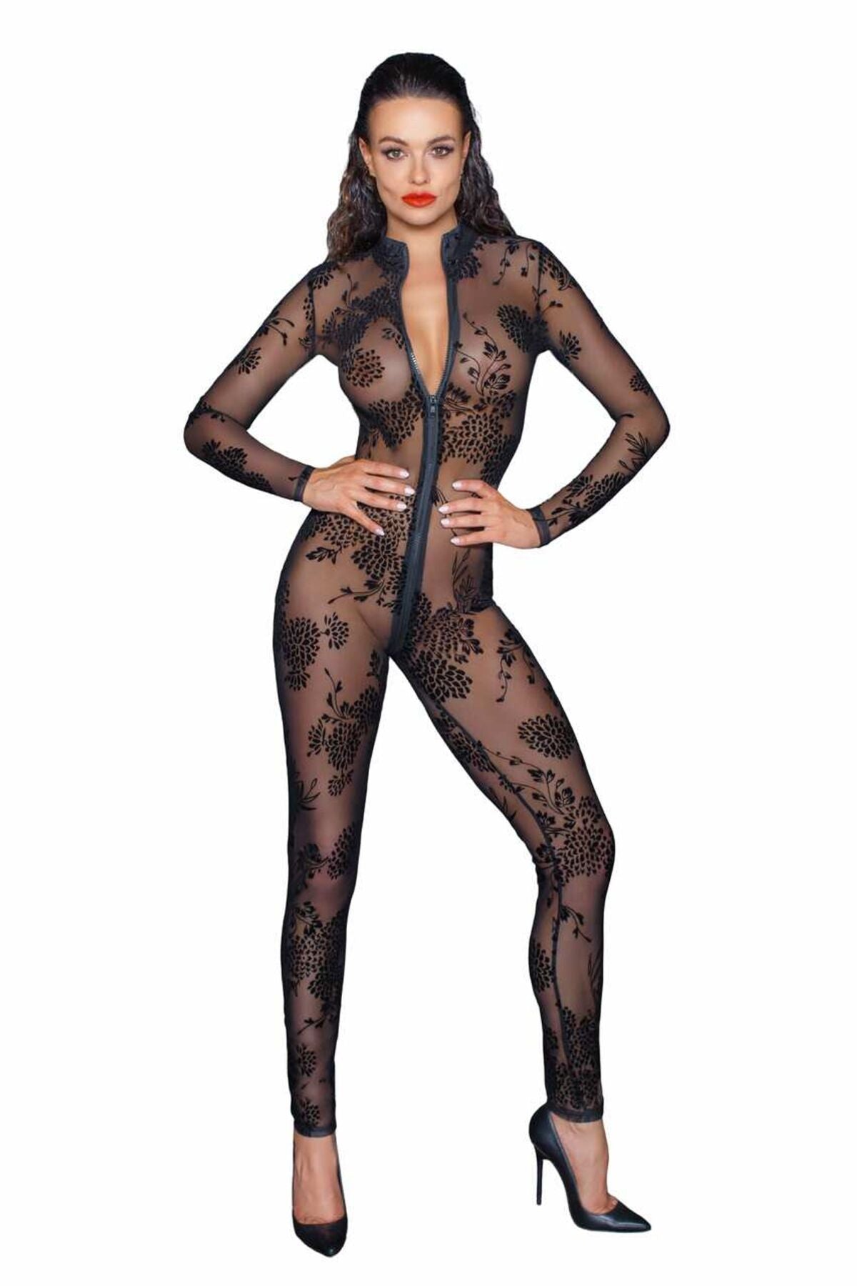 Сітчастий бодістокінг Noir Handmade F237