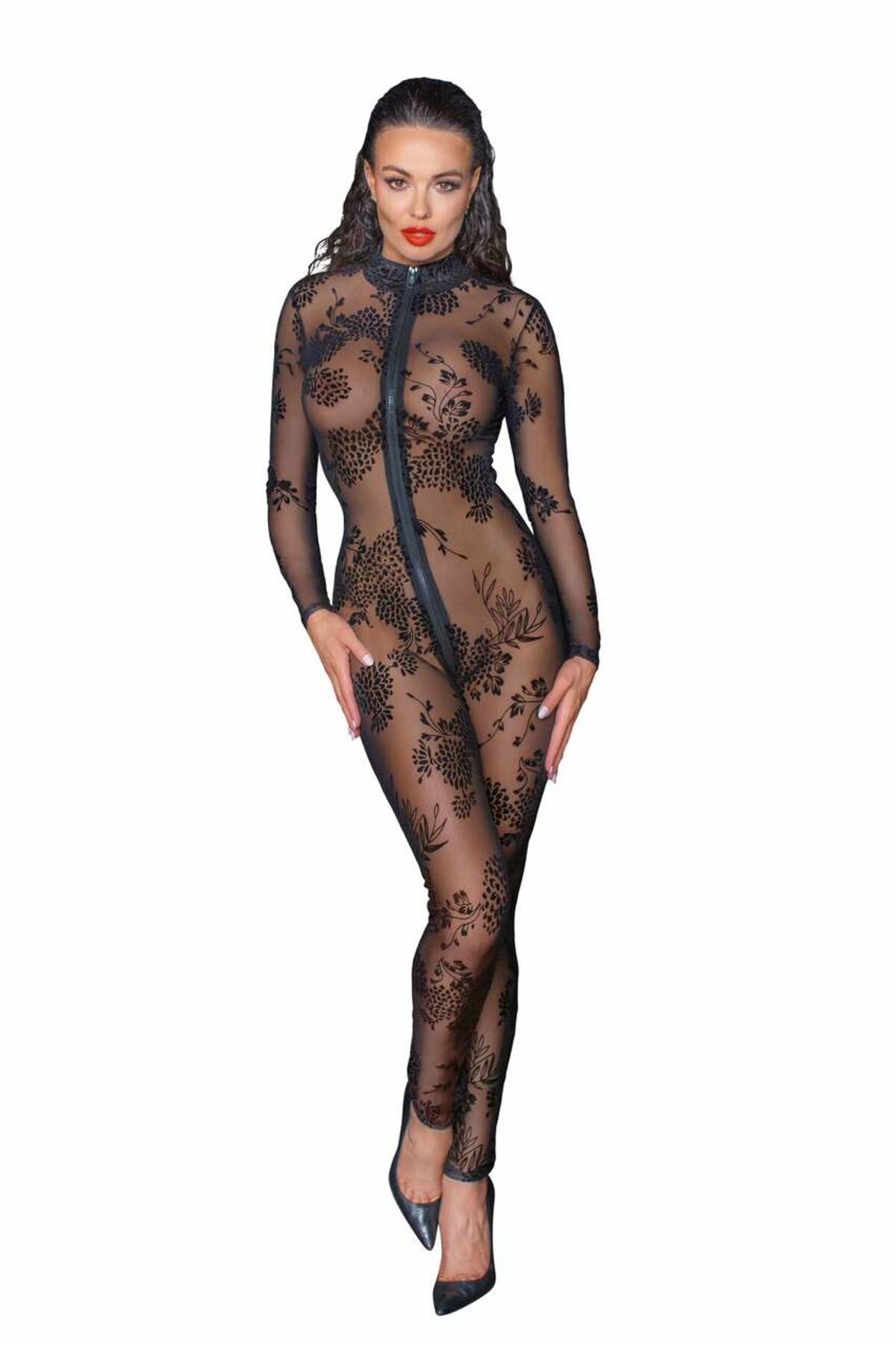Сітчастий бодістокінг Noir Handmade F237