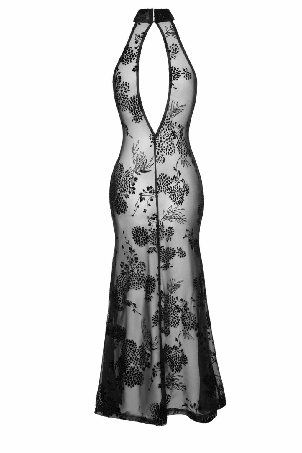 Довга сітчаста сукня Noir Handmade F239