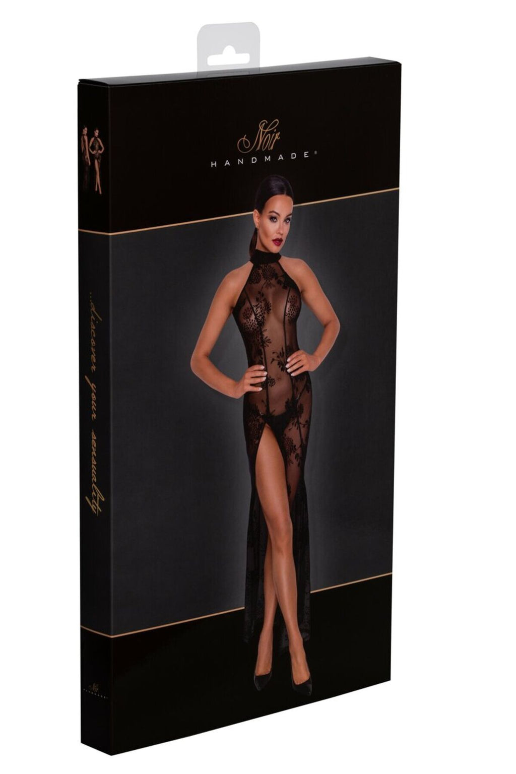 Довга сітчаста сукня Noir Handmade F239
