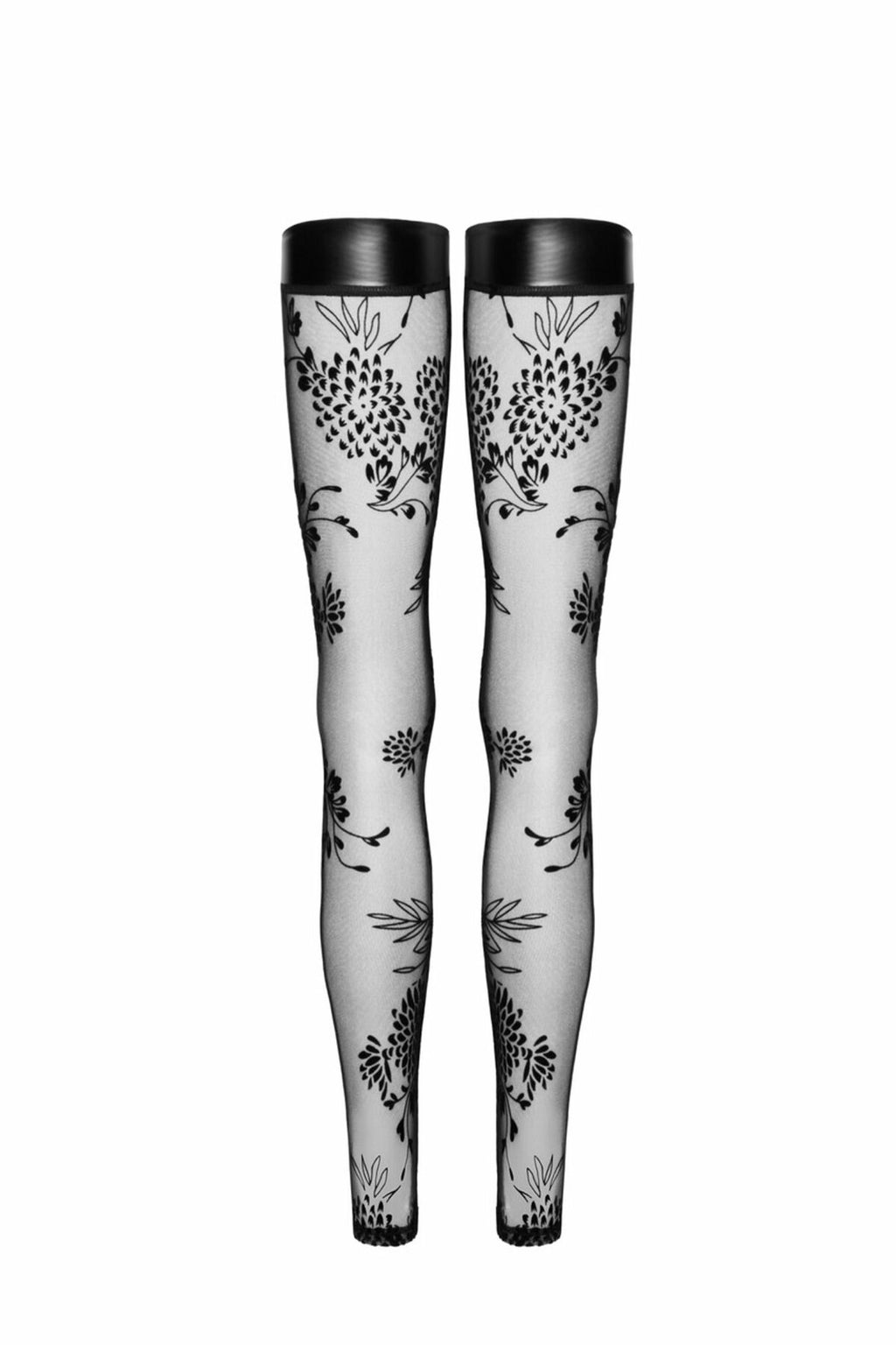 Панчохи без миска Noir Handmade F243