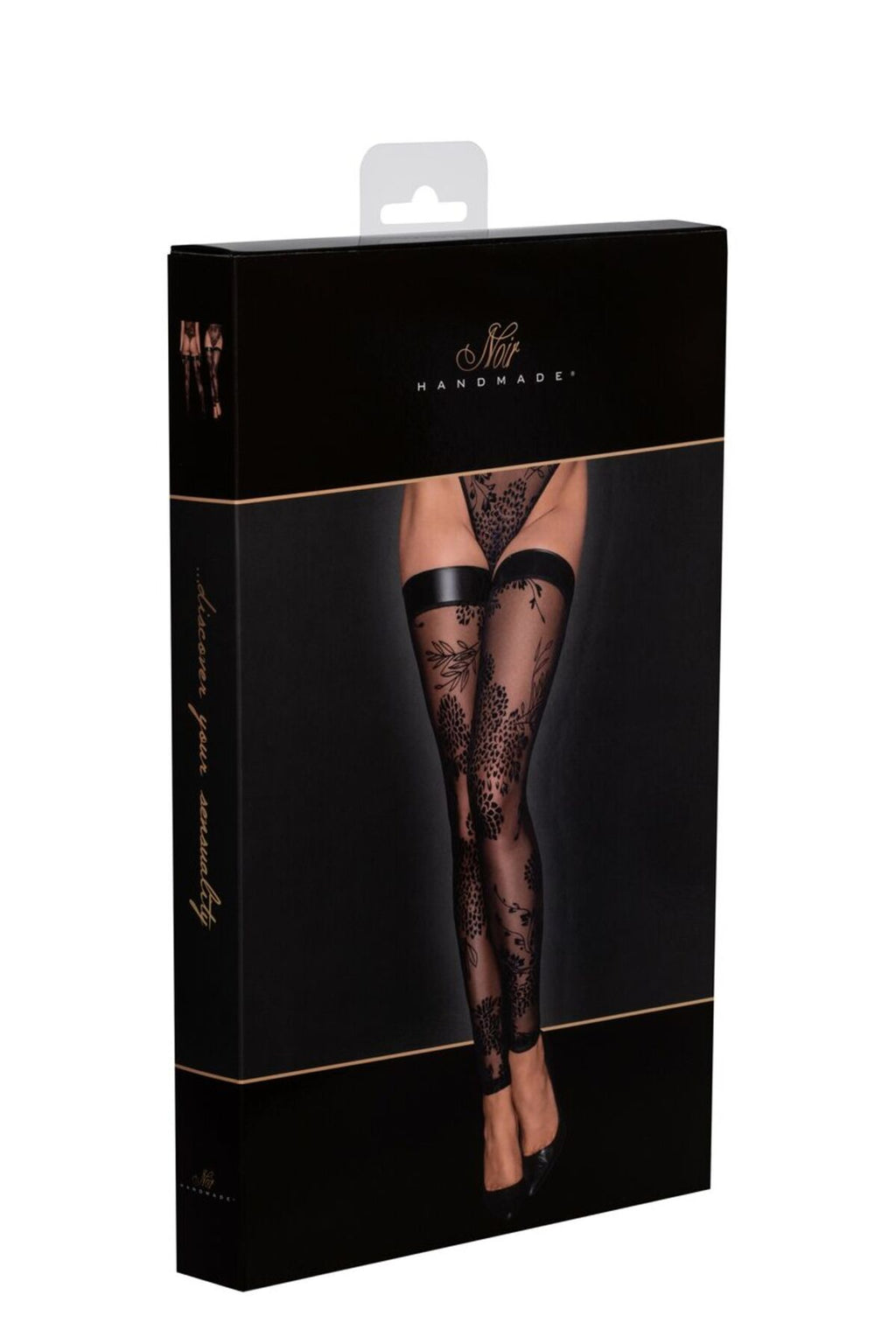 Панчохи без миска Noir Handmade F243