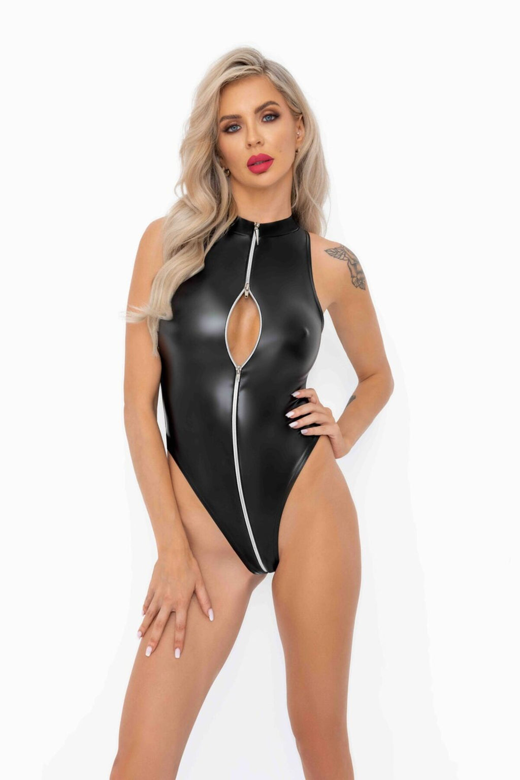 Боді з мокрим ефектом Noir Handmade