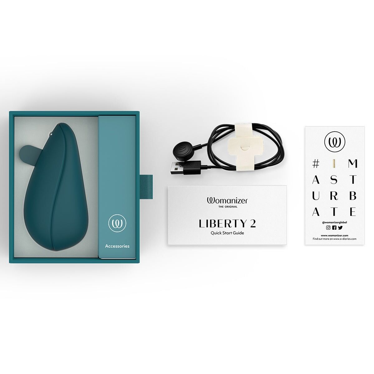 Вакуумний кліторальний стимулятор Womanizer Liberty 2