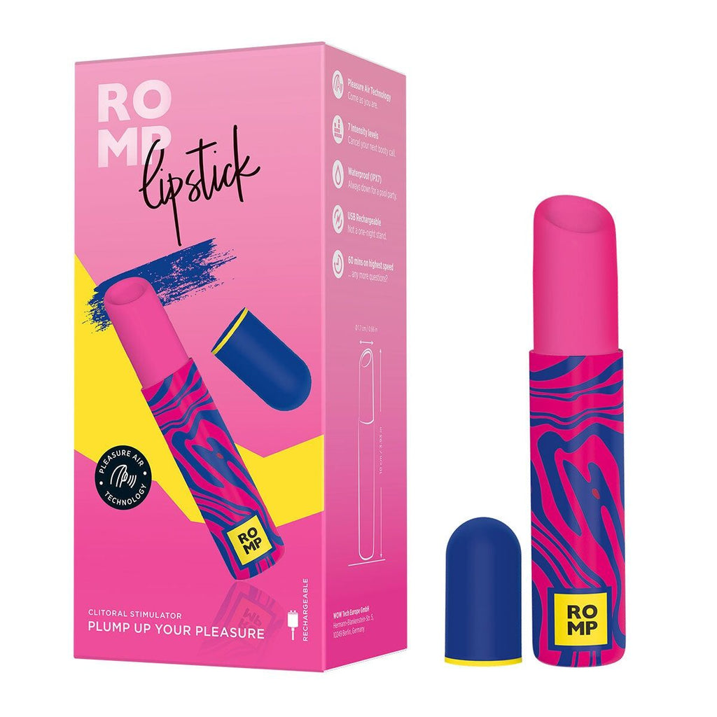 Вакуумний кліторальний стимулятор-помада Romp Lipstick