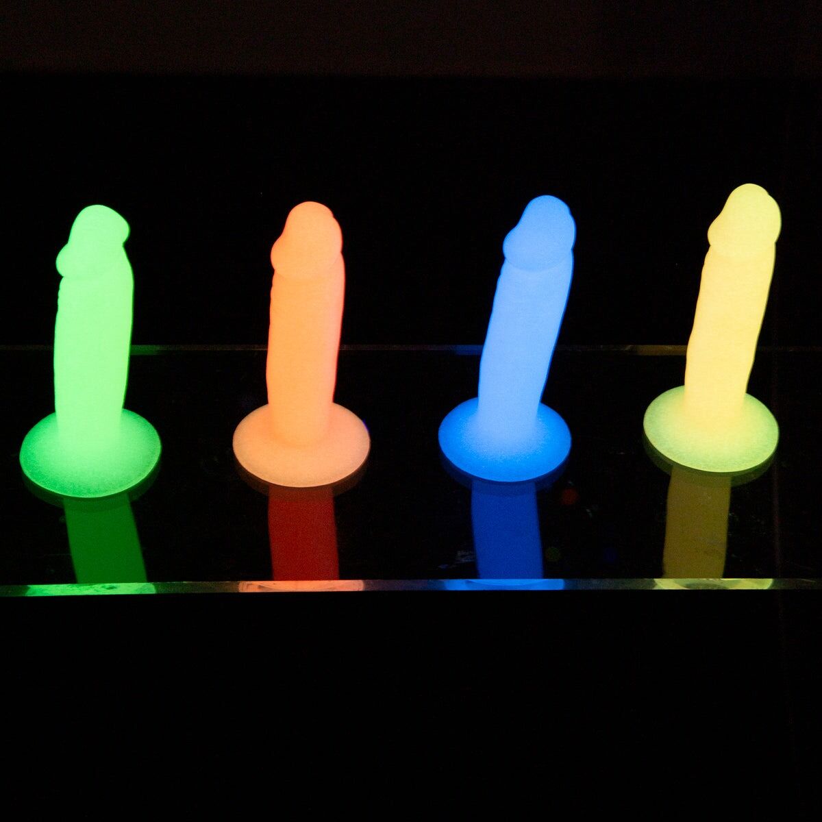 Набір фалоімітаторів ADDICTION Silly Willy Glow