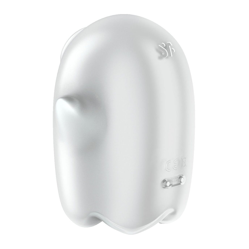 Вакуумний кліторальний стимулятор з вібрацією Satisfyer Glowing Ghost