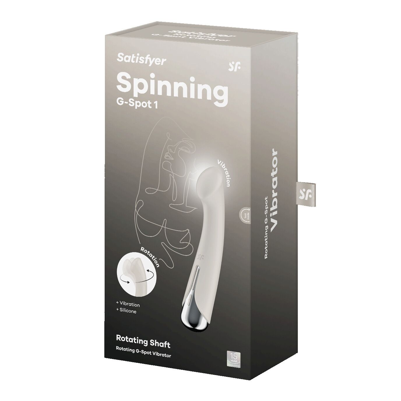 Вібратор з ротацією Satisfyer Spinning G-Spot 1 Beige