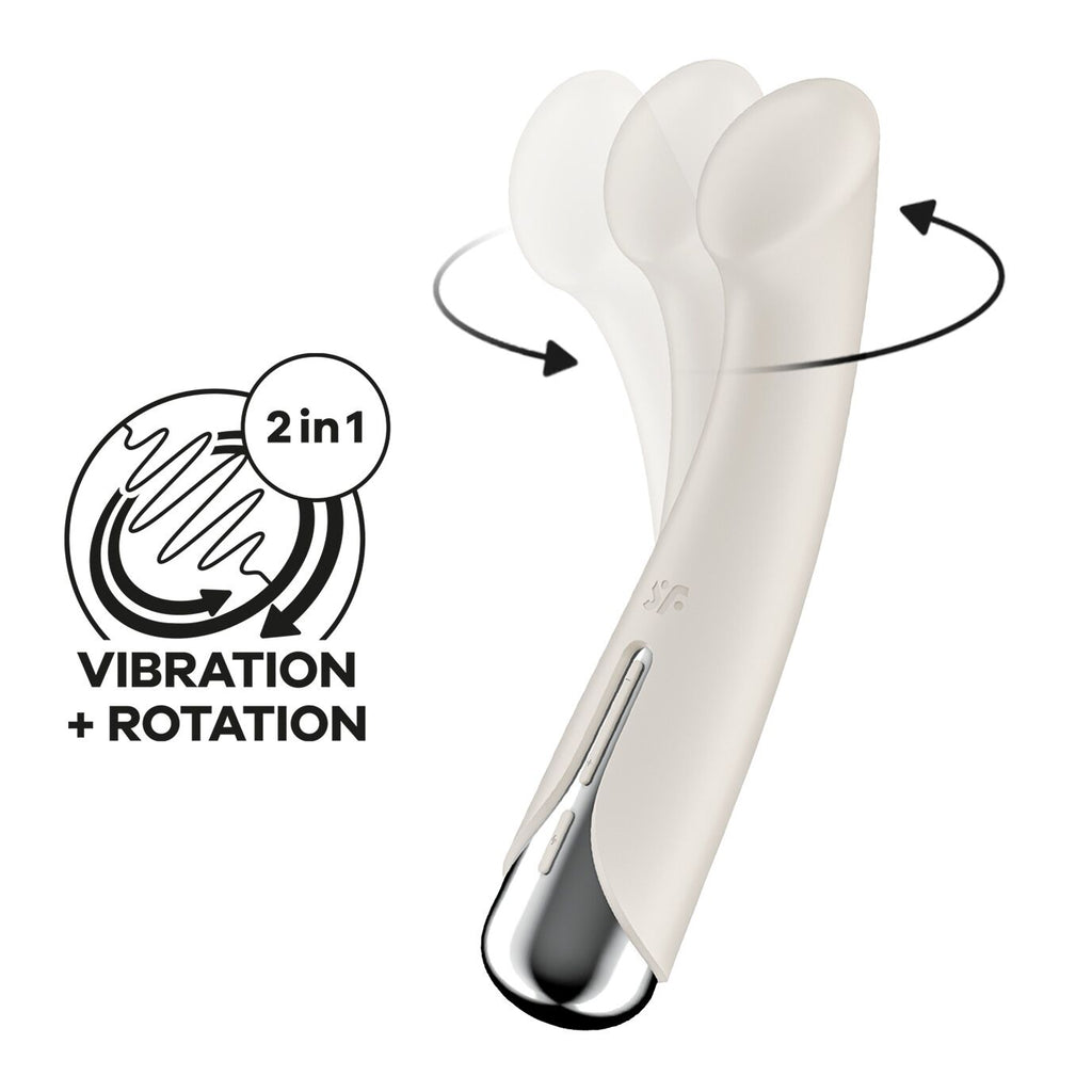 Вібратор з ротацією Satisfyer Spinning G-Spot 1 Beige