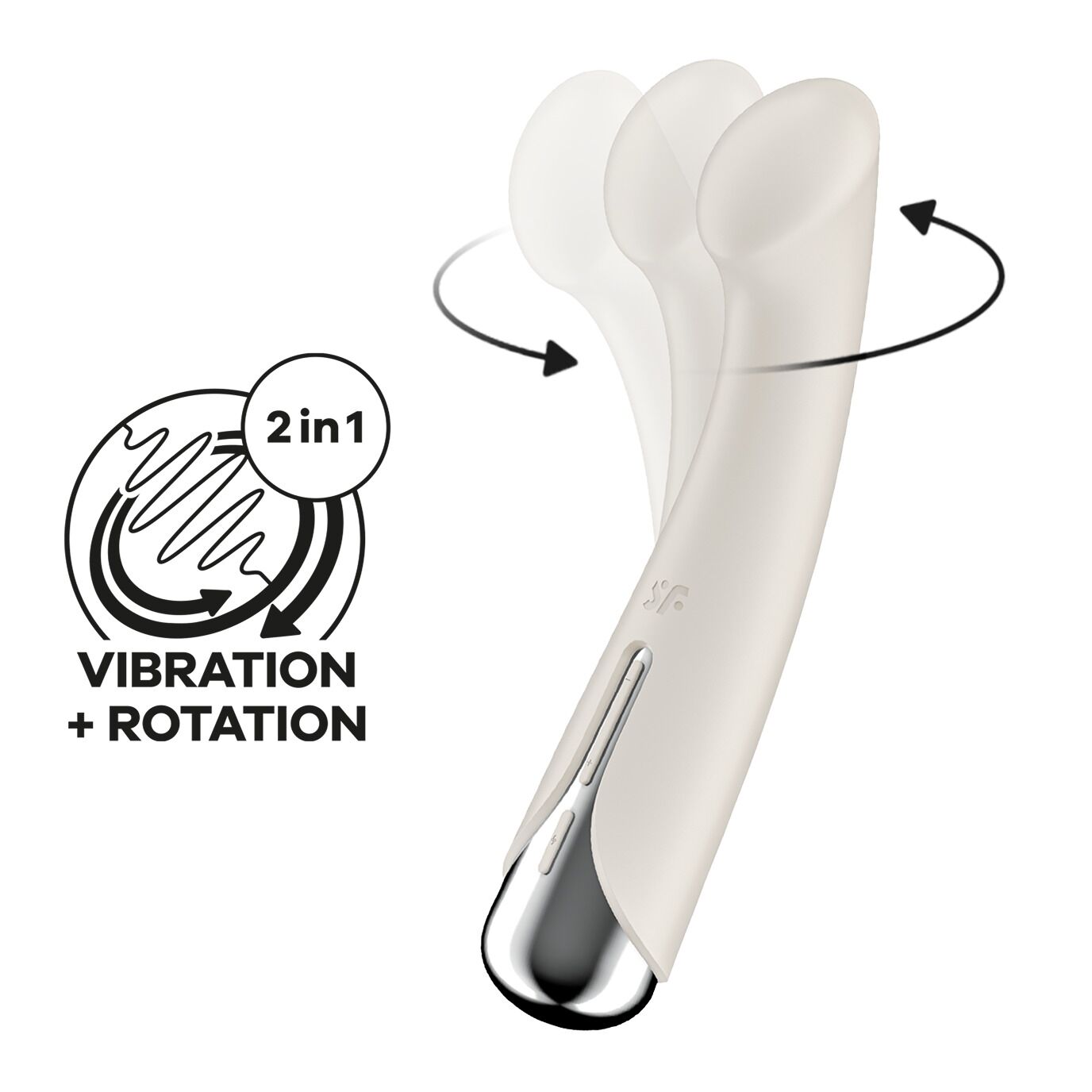 Вібратор з ротацією Satisfyer Spinning G-Spot 1 Beige