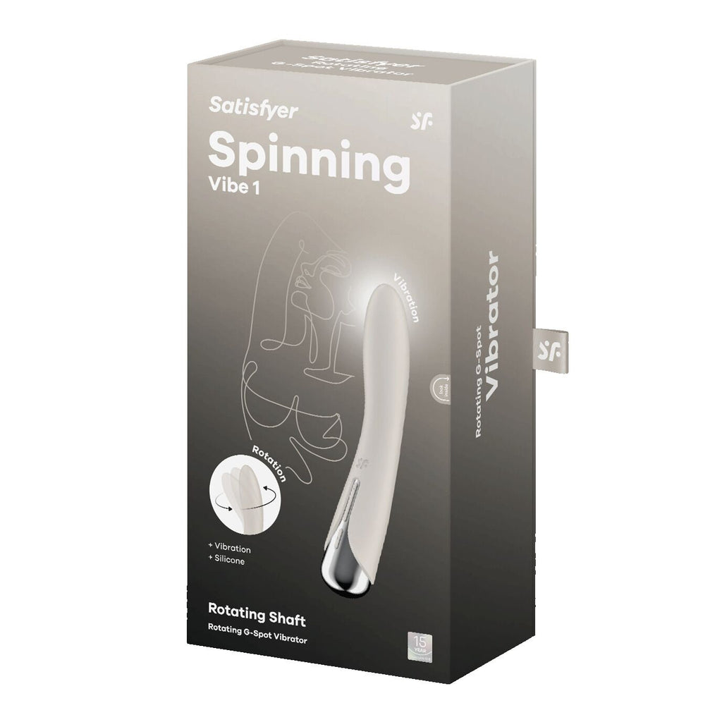 Вібратор точки G з обертанням Satisfyer Spinning Vibe 1 Beige