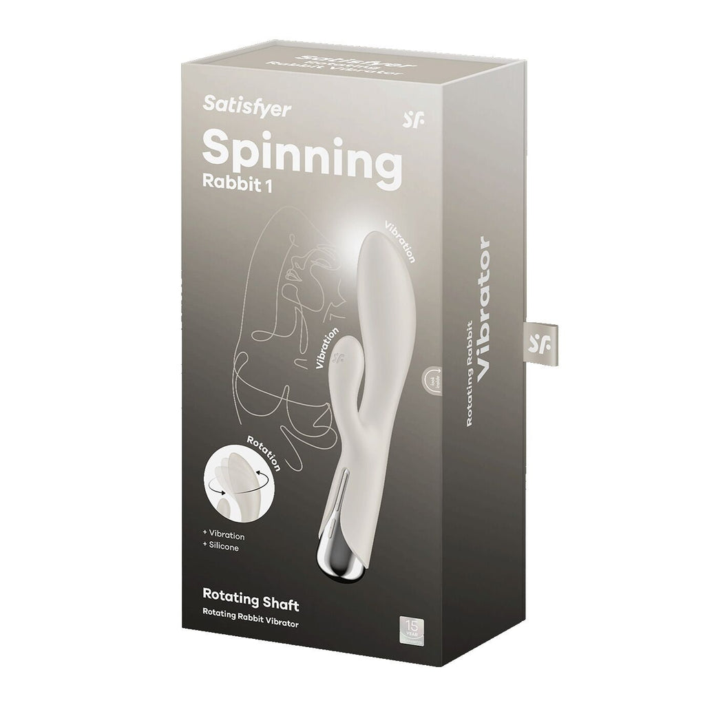 Вібратор-кролик з ротацією Satisfyer Spinning Rabbit 1 Beige