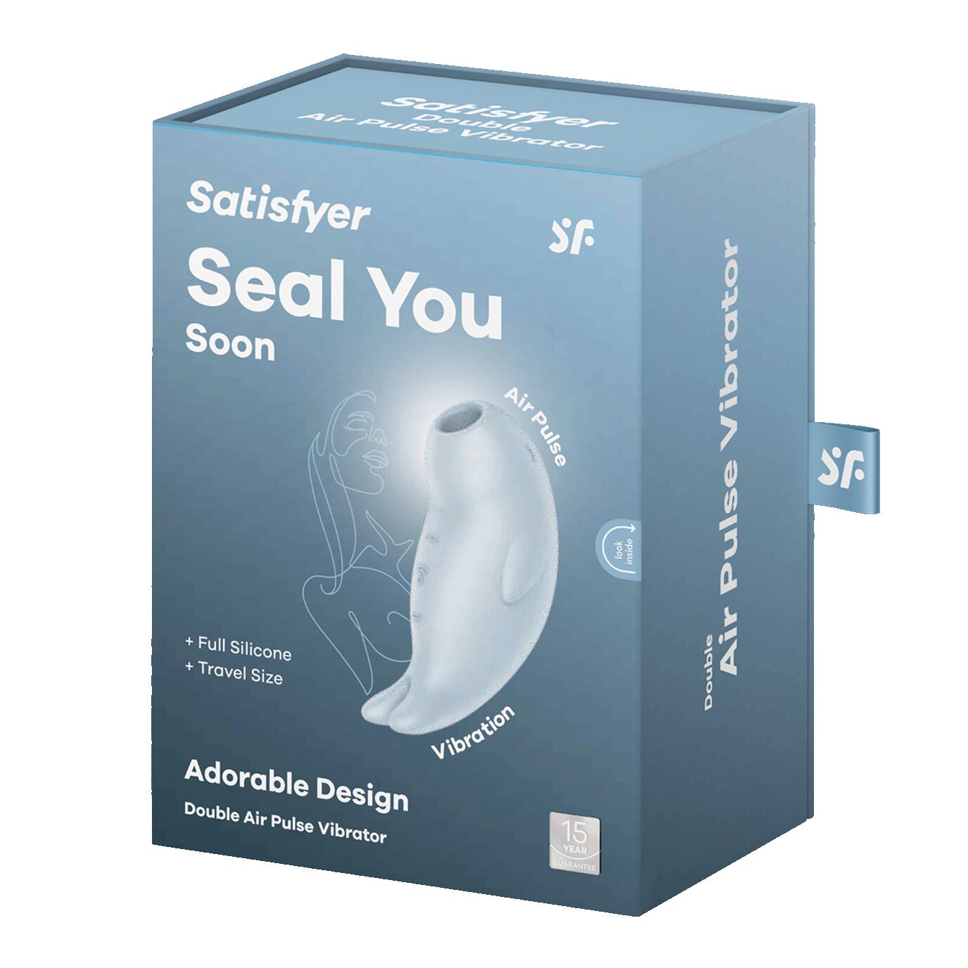 Вакуумний кліторальний стимулятор з вібрацією Satisfyer Seal You Soon