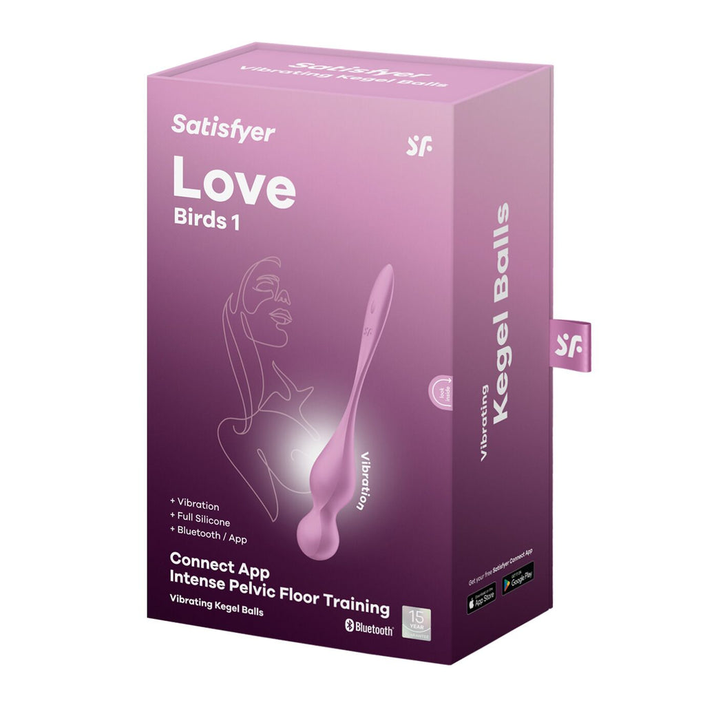 Вагінальні смарт-кульки з вібрацією Satisfyer Love Birds 1 Connect App