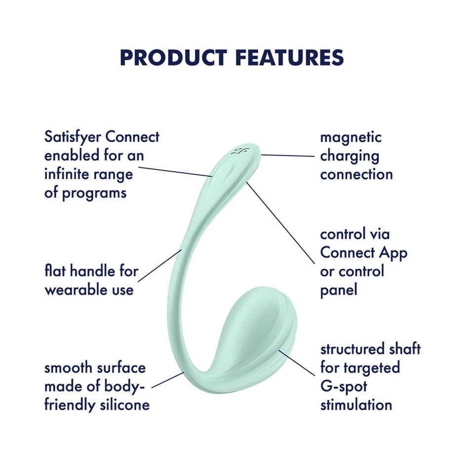 Смарт-віброяйце Satisfyer Smooth Petal Connect App
