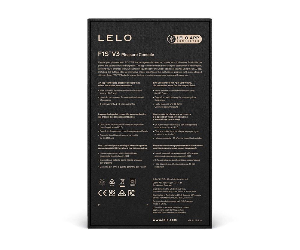 Смарт-мастурбатор LELO F1S V3