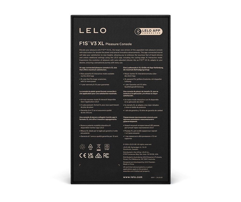 Смарт-мастурбатор LELO F1S V3