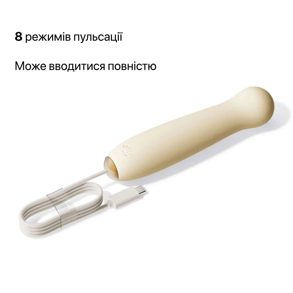 Пульсатор Zalo AVA Attachment Ivory White для смарт-вібромасажера Zalo